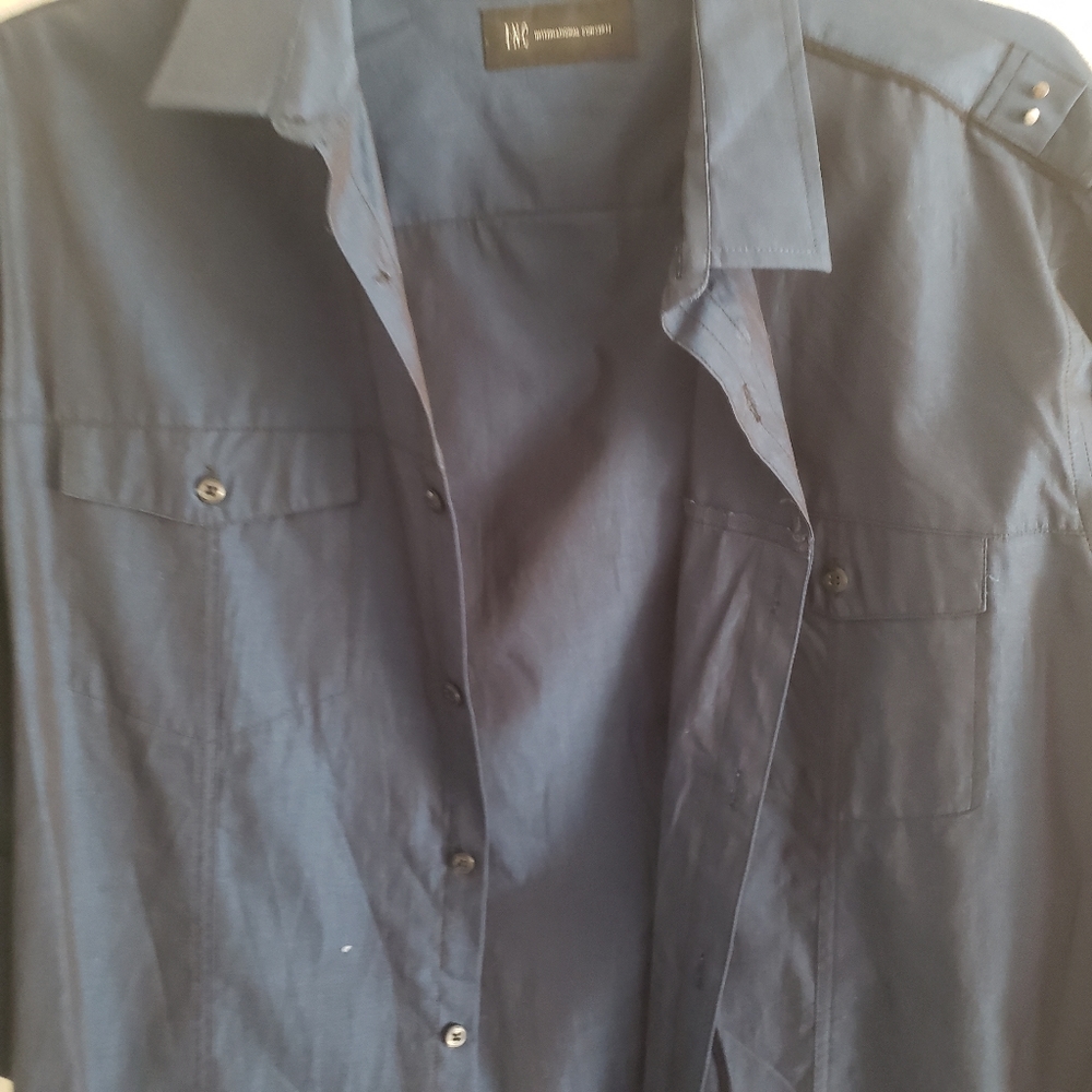 Mens inc button down shirt